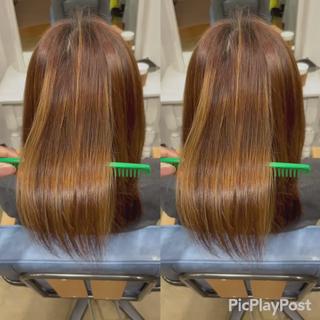 ロング Snaly カラー特化ページのヘアスタイル