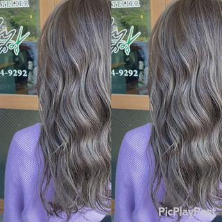 ロング カラー Snaly カラー特化ページのヘアスタイル