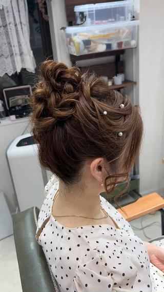 ロング ヘアアレンジ 山室 敬義のヘアスタイル