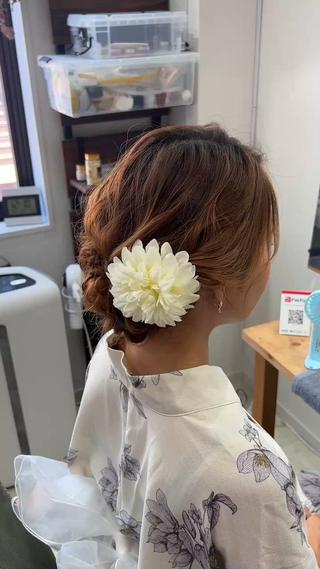 ロング ヘアアレンジ 山室 敬義のヘアスタイル