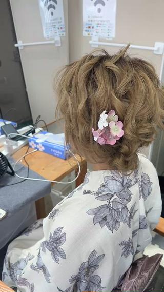 ミディアム ヘアアレンジ 山室 敬義のヘアスタイル
