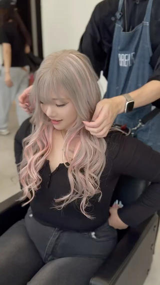 ロング カラー エクステの神様 ▫️原島ユウヤ▫️のヘアスタイル