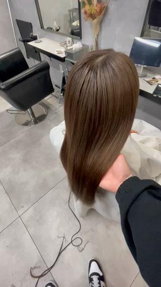 ロング 原宿/プルエ ク/上品カラー/そらのヘアスタイル