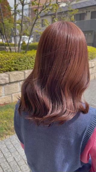 セミロング レイヤーカット/ ブリーチカラー/雅人のヘアスタイル