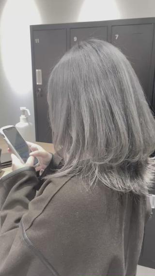 ミディアム レイヤーカット/ ブリーチカラー/雅人のヘアスタイル