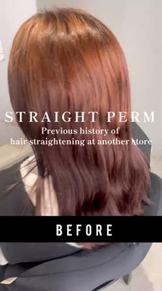 セミロング 🖤美髪師🖤 縮毛矯正🥀emiのヘアスタイル