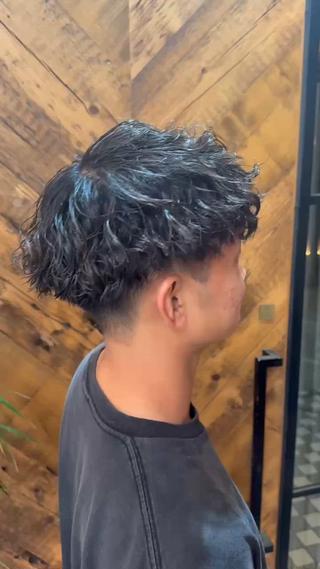 パーマ メンズ 【gemini店長】 メンズ特化中野稜平のヘアスタイル