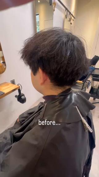 パーマ メンズ 【gemini店長】 メンズ特化中野稜平のヘアスタイル