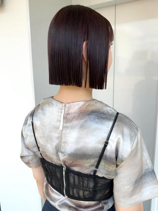 #ボブ#外はねボブ#きりっぱなしボブ#ミニボブ#結べるボブ#顔周りレイヤー#ボブアレンジ#タッセルボブ 