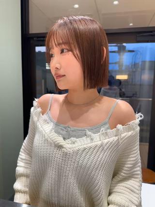 #ボブ#外はねボブ#きりっぱなしボブ#ミニボブ#結べるボブ#顔周りレイヤー#ボブアレンジ#タッセルボブ 