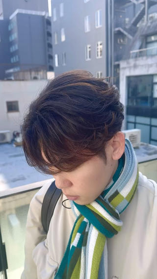 パーマ メンズ fifth天神/末廣 和也のヘアスタイル