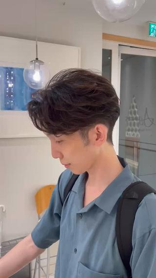 パーマ メンズ fifth天神/末廣 和也のヘアスタイル