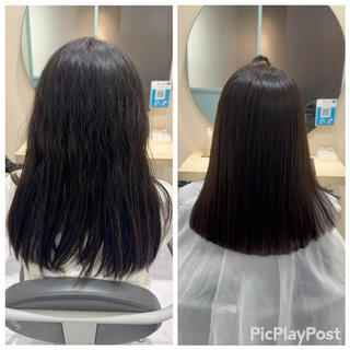 セミロング 丹野 圭太のヘアスタイル