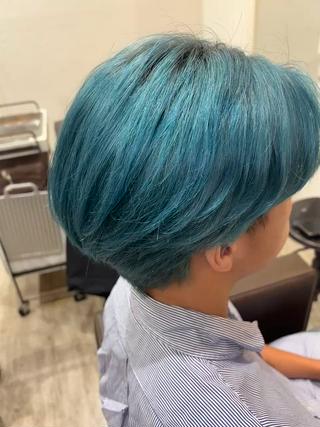 カラー メンズ hina /大曽根駅のヘアスタイル