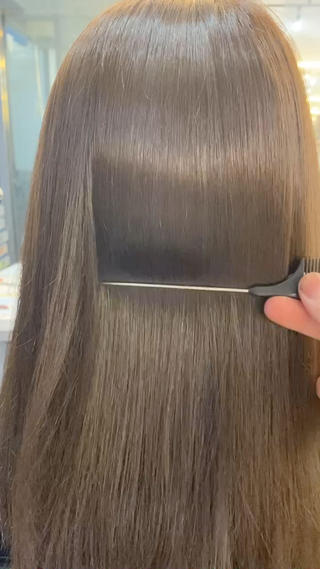 セミロング ボブ/ぱつっとボブ/ 谷口 海星のヘアスタイル