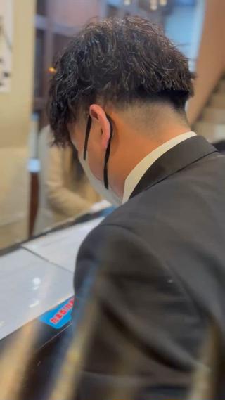 パーマ メンズ MODEK's阿倍野 HONOKAのヘアスタイル