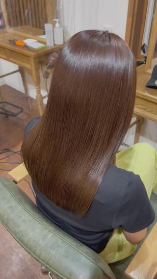 ロング カラー Iz所属・マスダ ヤスノリのヘアスタイル