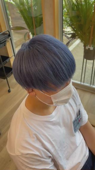 カラー メンズ Iz所属・マスダ ヤスノリのヘアスタイル
