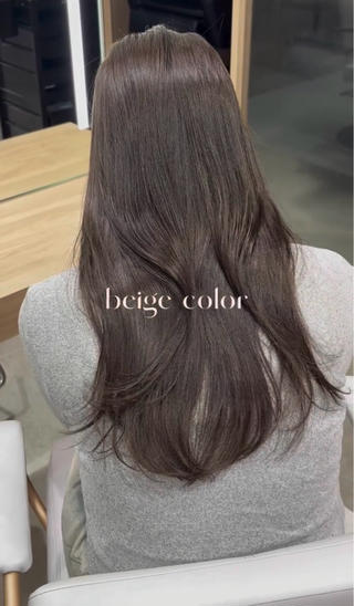 ロング 美髪縮毛矯正/ ケアカラー🍓KAEのヘアスタイル