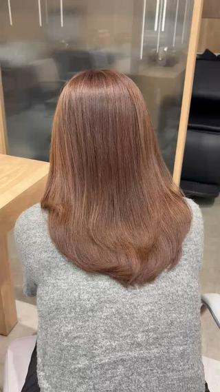 ロング 美髪縮毛矯正/ ケアカラー🍓KAEのヘアスタイル