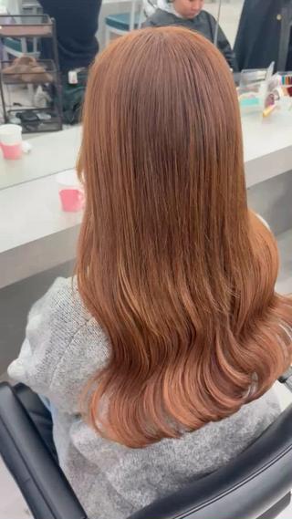 ロング 馴染ませNo.1🧃 エクステ・アレンジのヘアスタイル