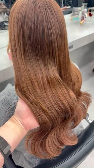 ロング 馴染ませNo.1🧃 エクステ・アレンジのヘアスタイル