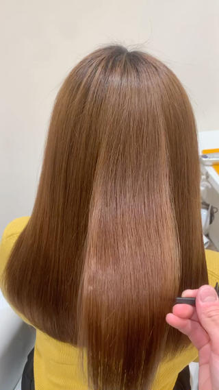 ロング カラー レイヤー/艶カラー /韓国ヘア/高松のヘアスタイル