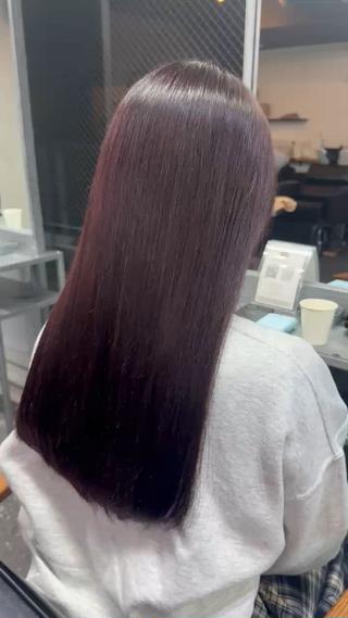 ロング カラー パーマ 髪質改善⭐️縮毛矯正 吉祥寺⭐️Rinaのヘアスタイル