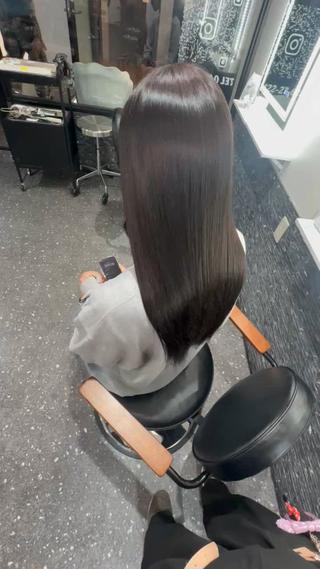 ロング カラー パーマ 髪質改善⭐️縮毛矯正 吉祥寺⭐️Rinaのヘアスタイル