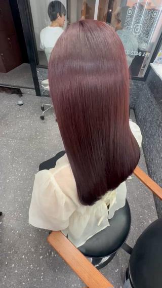 ロング カラー 髪質改善⭐️縮毛矯正 吉祥寺⭐️Rinaのヘアスタイル