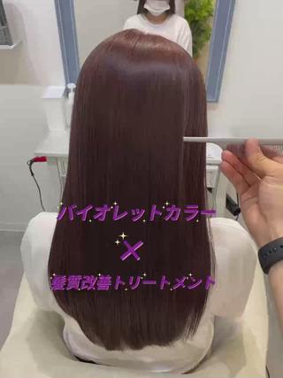 ロング カラー ✨髪質改善が大好評✨ 美容室lic近藤✨のヘアスタイル