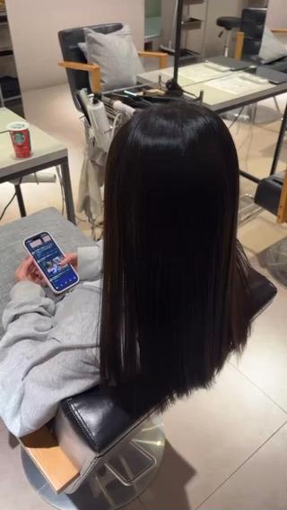 髪質改善トリートメントで毛先まてま綺麗に️ 