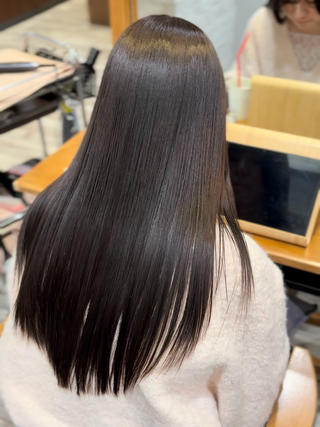 ロング 💭透明感/艶髪🫧 haluki🫧‪のヘアスタイル