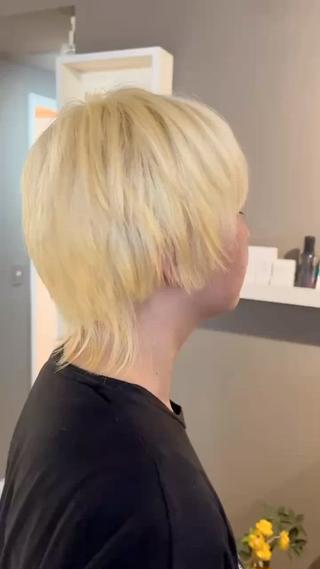 ショート カラー daiki 原宿のヘアスタイル