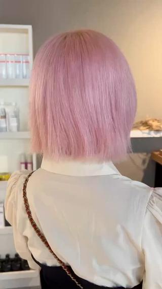 ミディアム カラー daiki 原宿のヘアスタイル