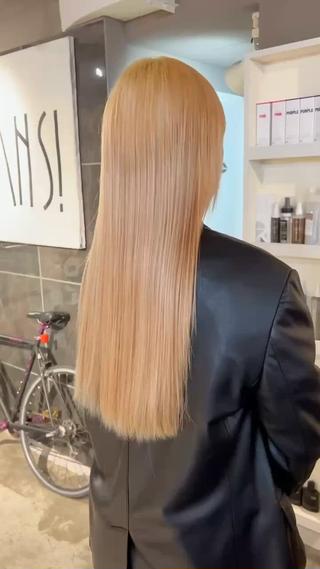 ロング カラー daiki 原宿のヘアスタイル