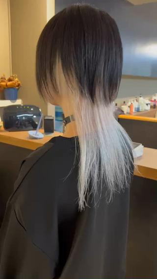 ロング カラー daiki 原宿のヘアスタイル