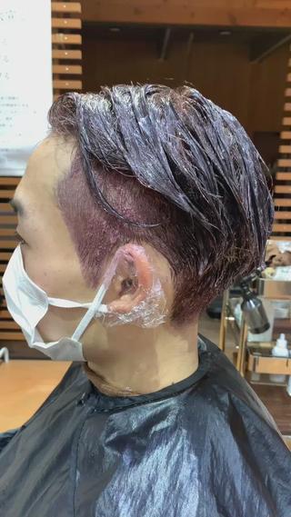 メンズカラーも是非！
透明たっぷりベージュカラー 
