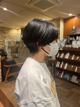 質感調整にこだわってカットしています♡
 