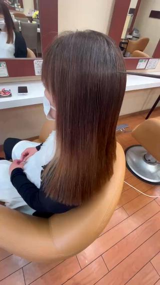 ロング 濱川 良栄のヘアスタイル
