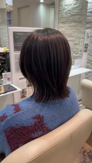 ミディアム ボブ特化美容師 中　綾斗のヘアスタイル