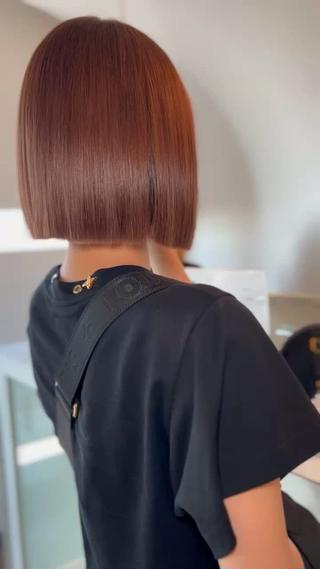 ミディアム ボブ特化美容師 中　綾斗のヘアスタイル