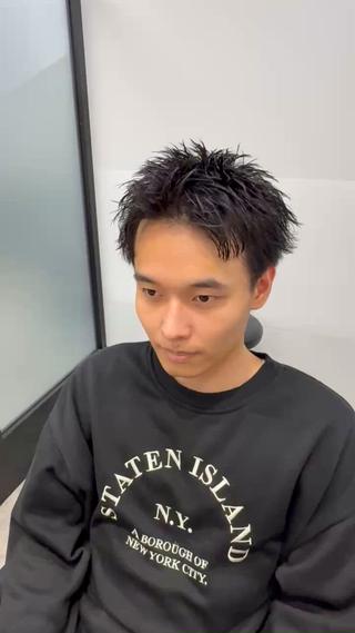 メンズ SALOWIN梅田茶屋町North店所属・岡田/メンズ特化/パ ーマ&ショートのプロのヘアスタイル