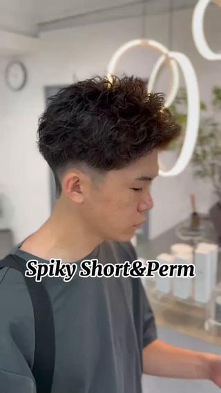 メンズ SALOWIN梅田茶屋町North店所属・岡田/メンズ特化/パ ーマ&ショートのプロのヘアスタイル