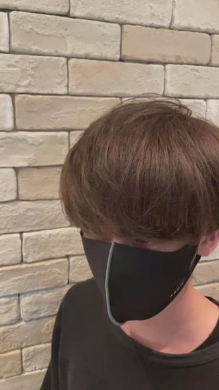ノーブリーチでここまで明るく
ミルクティアッシュ 