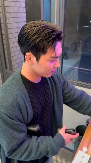 ショート パーマ 松下 寛人のヘアスタイル