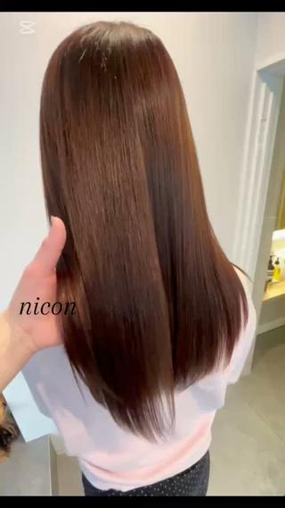 ロング 髪質改善 ヘッドスパのヘアスタイル