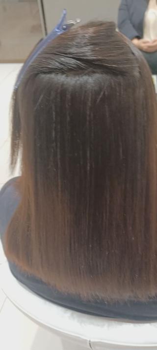 美髪矯正
内側も艶々 