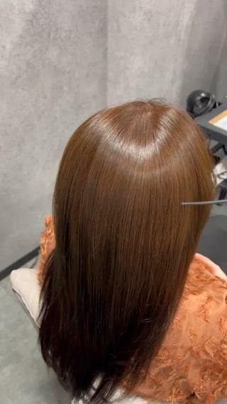 ロング 水田仁 【美髪髪質改善】のヘアスタイル