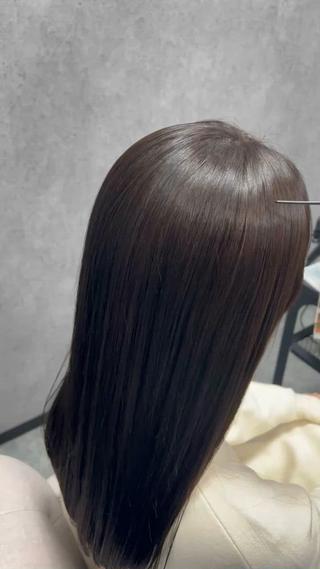 ロング 水田仁 【美髪髪質改善】のヘアスタイル